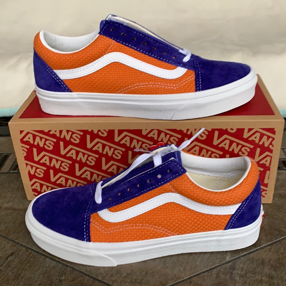 VANS OLD SKOOL P & C Royal Blue/Apricot Buff WMNS - Picture 2 of 14